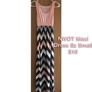 Chevron Maxi Dress